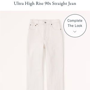 Abercrombie & Fitch: The ultra high rise 90s straight jean